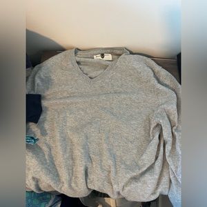 Black Brown 1886 light gray sweater